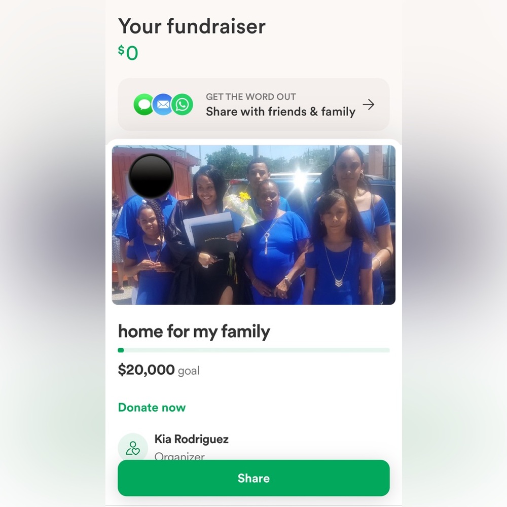 Raising for a home to escape a toxic one 🙏🏽